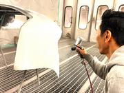 自社塗装ブースを完備！