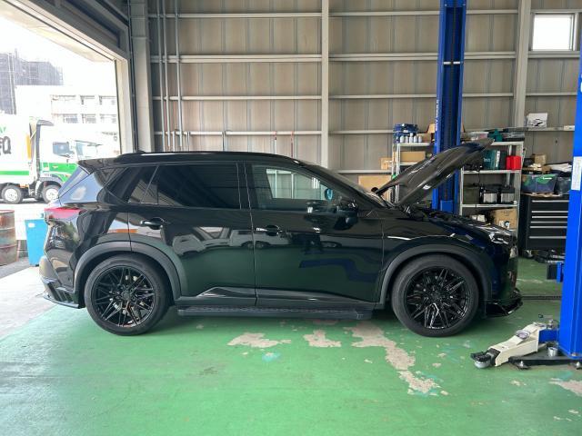 日産　エクストレイル　T33　故障診断（コンピュータ診断）フォグ交換　レーダー　ドラレコ　車検整備