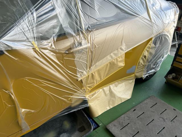 トヨタ　プリウス　キズ・へこみ直し　クイック板金