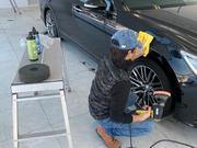 下地をしっかりきれいにしコーティングを施工します。