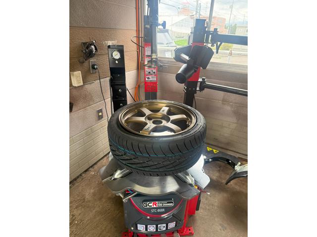 引っ張りタイヤ組換可能！