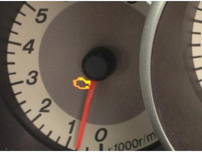 チェックランプ点灯