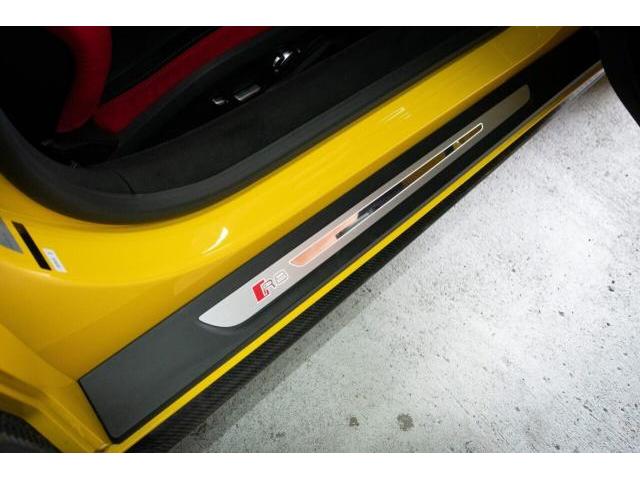 AUDI R8 カーボンラッピング スカッフプレート PPF プロテクションフィルム 京都市
