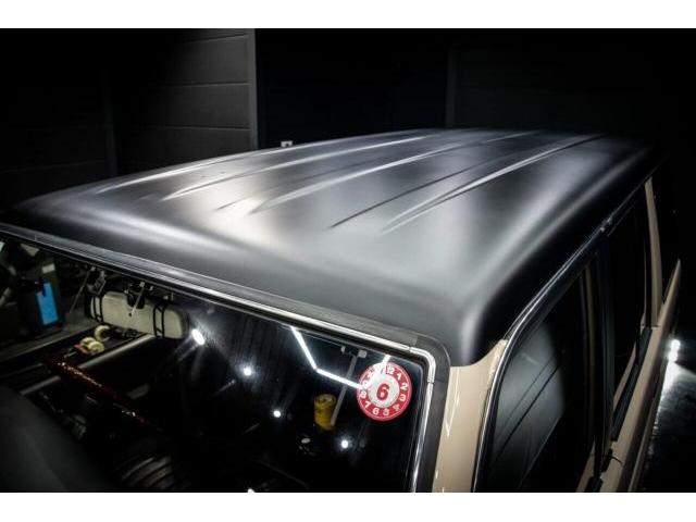 トヨタ ランドクルーザープラド カスタム 塗装 ルーフ塗装 ハーフグロスブラック 京都市