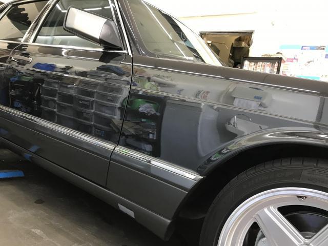 研磨・EXキーパープレミアム施工 メルセデス・ベンツ 560SEL　（V126)