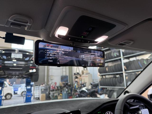 ホンダ　ヴェゼル　RV5　前後ドライブレコーダー　デジタルインナーミラー取付　取り付け　取付　持ち込み　持込　安い　群馬県　高崎市　前橋市　藤岡市　玉村町　伊勢崎市　【栗原オートサービス】