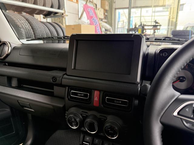 スズキ　ジムニー　オーディオ　ナビ　ディスプレイオーディオ　前後ドライブレコーダー　ドライブレコーダー　取付　取り付け　持込　持ち込み　安い　群馬県　高崎市　前橋市　藤岡市　玉村町　伊勢崎市　【栗原オートサービス】