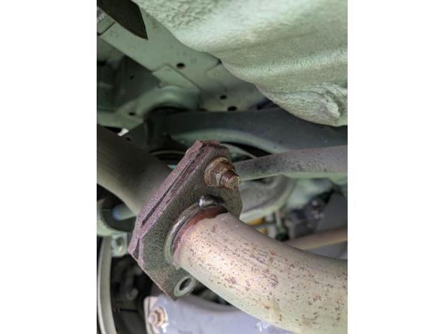 スバル　レガシィ　BP5　持ち込みマフラー取付　持ち込みタワーバー取付　STI純正マフラー　STIフレキシブルタワーバー　松戸　