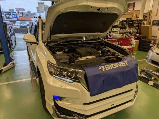 DPF再生不十分　DPF強制燃焼　トヨタ　ランドクルーザープラド　DPF警告　DPFクリーニング　LIQUIMOLY　DPFクリーナーメンテナンス・日常点検