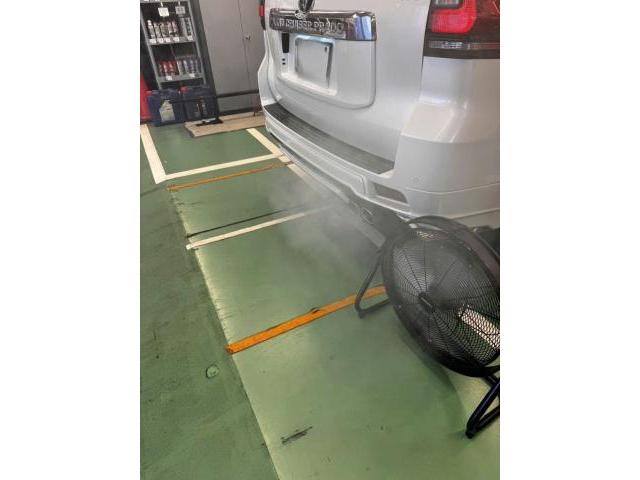 DPF再生不十分　DPF強制燃焼　トヨタ　ランドクルーザープラド　DPF警告　DPFクリーニング　LIQUIMOLY　DPFクリーナーメンテナンス・日常点検