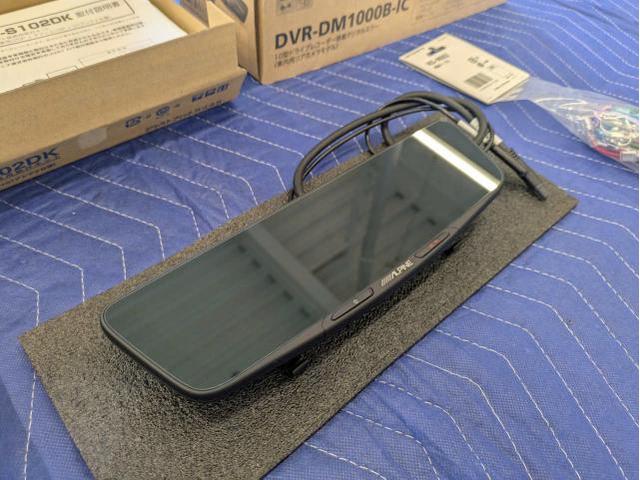 スズキ　ジムニー　ナビ取付　カロッツェリア　AVIC-CL912Ⅳ　アルパイン　デジタルインナーミラー取付　DVR-DM1000B-IC　　カーナビ・ETC取付