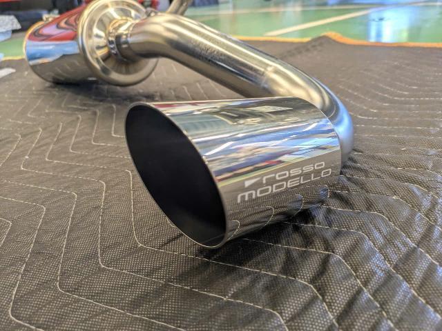 スズキ　ジムニー　マフラー交換　社外品マフラー取り付け　ロッソモデロ　持込マフラー取り付け