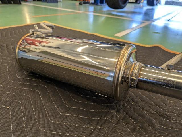 スズキ　ジムニー　マフラー交換　社外品マフラー取り付け　ロッソモデロ　持込マフラー取り付け