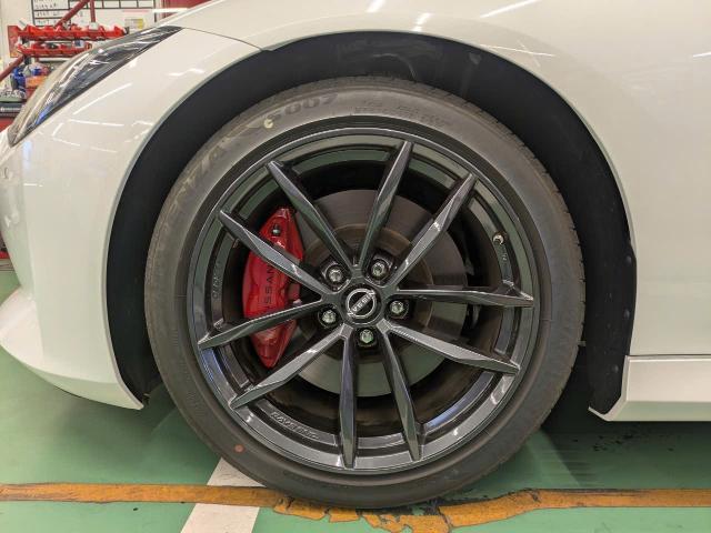 日産　フェアレディＺ　RZ34　車高調取り付け　HKSハイパーマックスS　1G締め　サスペンション・足回りパーツ取付