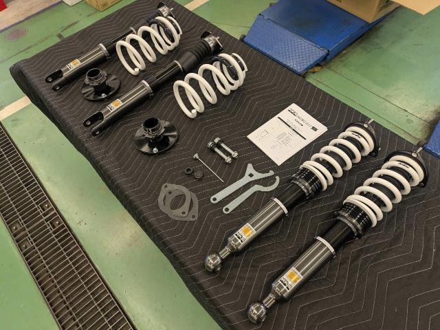 日産　フェアレディＺ　RZ34　車高調取り付け　HKSハイパーマックスS　1G締め　サスペンション・足回りパーツ取付