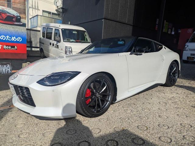 日産　フェアレディＺ　RZ34　車高調取り付け　HKSハイパーマックスS　1G締め　サスペンション・足回りパーツ取付