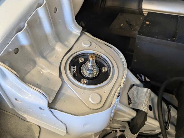 日産　フェアレディＺ　RZ34　車高調取り付け　HKSハイパーマックスS　1G締め　サスペンション・足回りパーツ取付