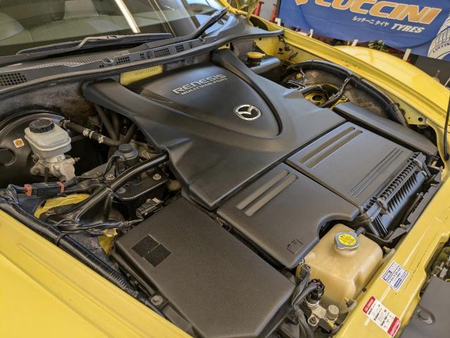 マツダ　ＲＸ－８　エンジンオイル漏れ修理　オイルパン漏れ修理　クランクオイルシール交換　エンジン関連修理・整備