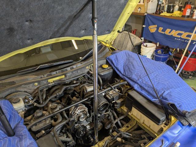 マツダ　ＲＸ－８　エンジンオイル漏れ修理　オイルパン漏れ修理　クランクオイルシール交換　エンジン関連修理・整備