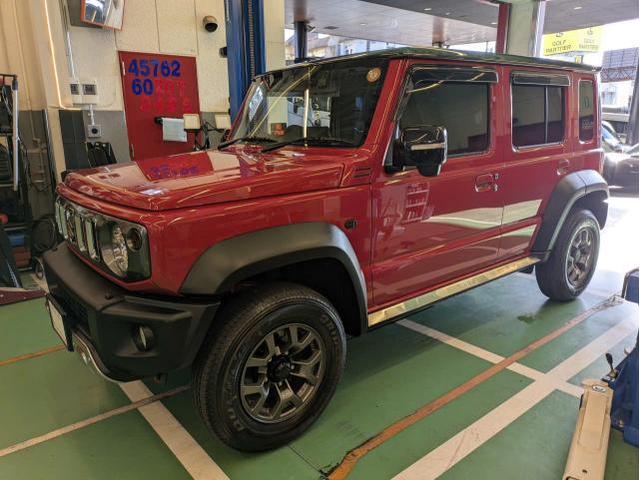 スズキ　ジムニーノマド　ブレーキパッド交換　ブレーキローター交換　DIXCELブレーキローター　DIXCELブレーキパッド　サスペンション・足回りパーツ取付