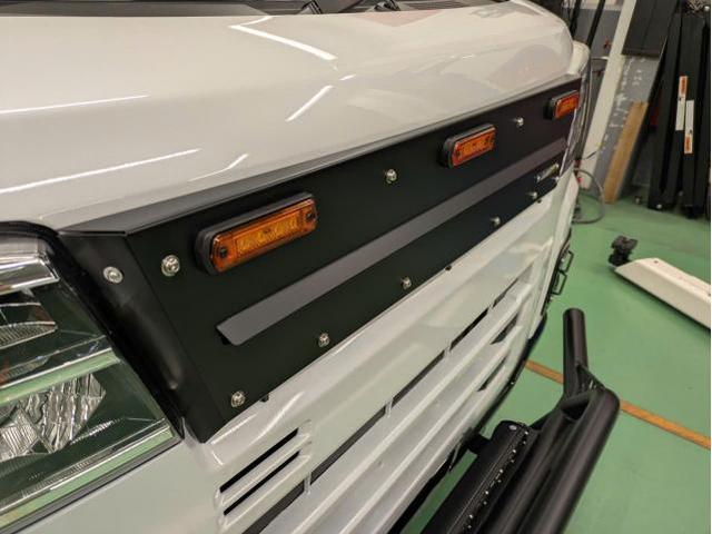 ダイハツ　アトレー　AGEVAN仕様　US　LEDストロンググリル　フロントグリル交換　エコフローオルタネーターチャージャー取付　ワークライト取付　CARSTYLE　関東　外装品・エアロパーツ取付