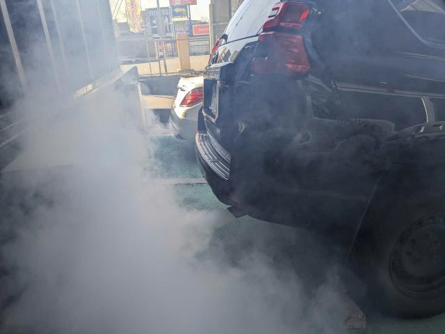 トヨタ　ランドクルーザープラド　DPF再生不十分　警告灯　DPF再生できない　DPF強制燃焼　DPF手動再生できない　DPFクリーニング・清掃　LIQUIMOLY　DPFクリーニング