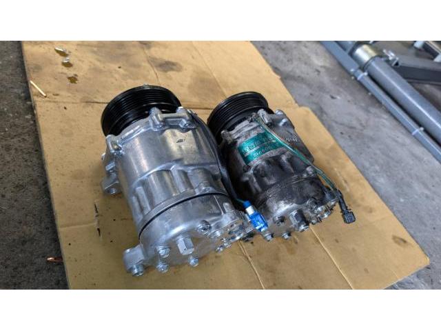 フォルクスワーゲン　ルポ　エアコン修理 コンプレッサー交換