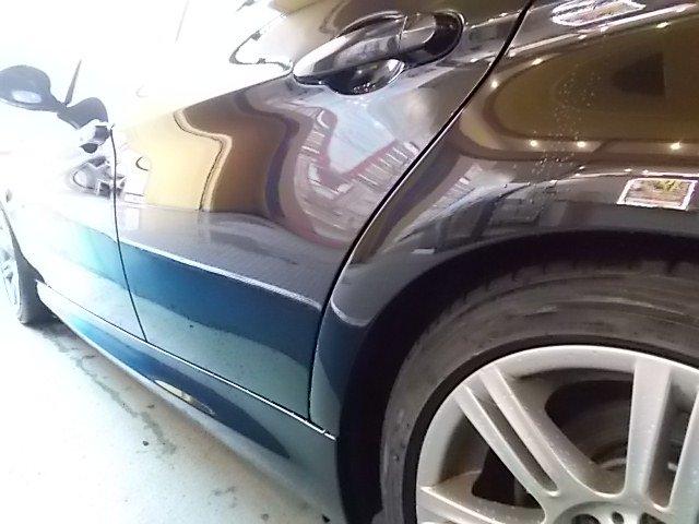 BMW 3シリーズ リヤドアへこみ大 クォーターへこみ直し
