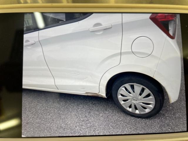 日産　デイズ　ドアとサイドシル（車体下）キズ・へこみ直し　上尾市カーコンビニ倶楽部