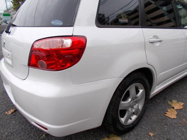 三菱　エアトレック　バンパーと後ろタイヤ上（クォーター）大きなキズ・へこみ直し　上尾市