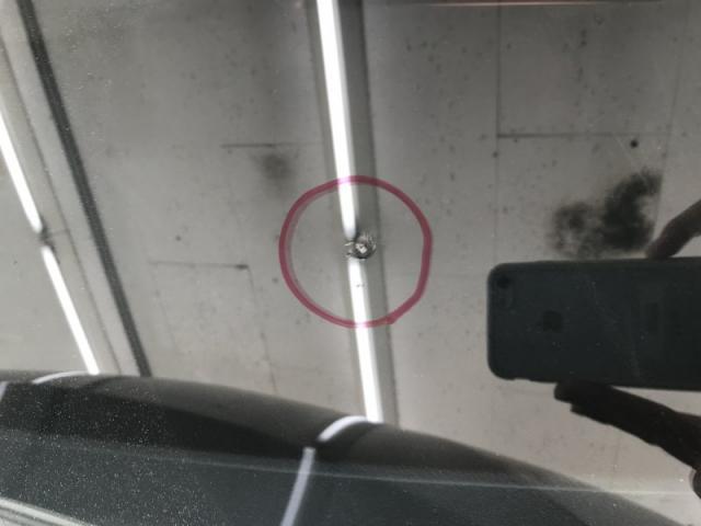 トヨタ　シエンタ　半日で修理OK！　フロントガラスリペアキズ・へこみ直し　埼玉県上尾市