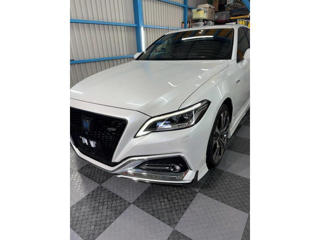 トヨタ　クラウンハイブリッド　クリーニング・清掃　光触媒コーティング　全面ガラス鱗除去　ホイールコーティング筑後市　久留米市　広川町　八女市　みやま市　大牟田市　柳川市　大川市　佐賀市　鳥栖市　荒尾市　他地域のお客様も大歓迎です！