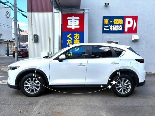 マツダ　ＣＸ－５　キズ・へこみ直し　左フロントドア　パーツ交換　京都市山科区