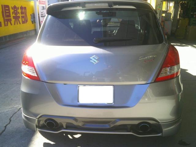 スズキ　スイフト　フロントバンパーキズ・へこみ直し