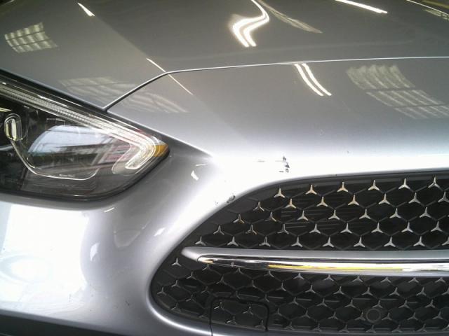 メルセデス・ベンツ　Ｃクラス　輸入車のバンパーキズ・へこみ直し　高崎市バンパー修理