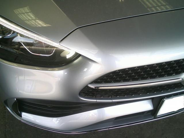 メルセデス・ベンツ　Ｃクラス　輸入車のバンパーキズ・へこみ直し　高崎市バンパー修理