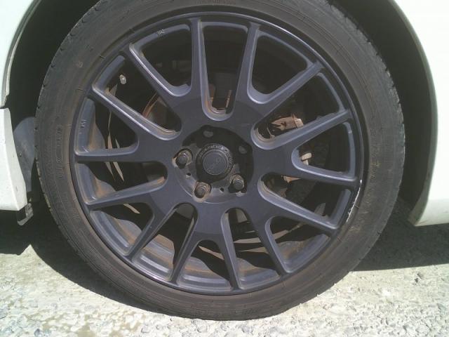 スバル　レヴォーグ　アルミホイール修理　キズ・へこみ直し　高崎市　カーコンビニ倶楽部