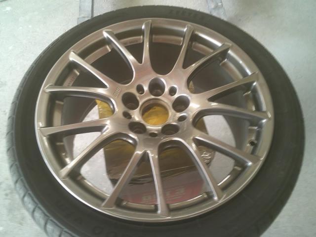 ＢＭＷ　３シリーズ　３２０i　アルミホイール　キズ・へこみ直し　高崎市　輸入車ホイール修理