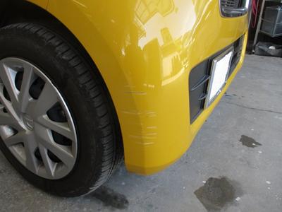 「カーコン工法」採用でバンパー修理も最短