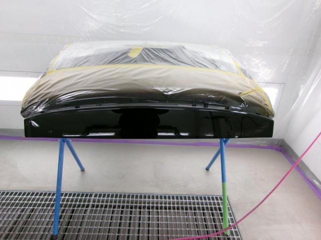 ホンダ　Ｎ－ＷＧＮ　ルーフ（屋根）クリア剥離塗装　キズ・へこみ直し