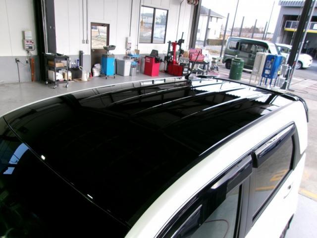 ホンダ　Ｎ－ＷＧＮ　ルーフ（屋根）クリア剥離塗装　キズ・へこみ直し