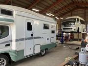 キャンピングカーキズ・へこみ直し