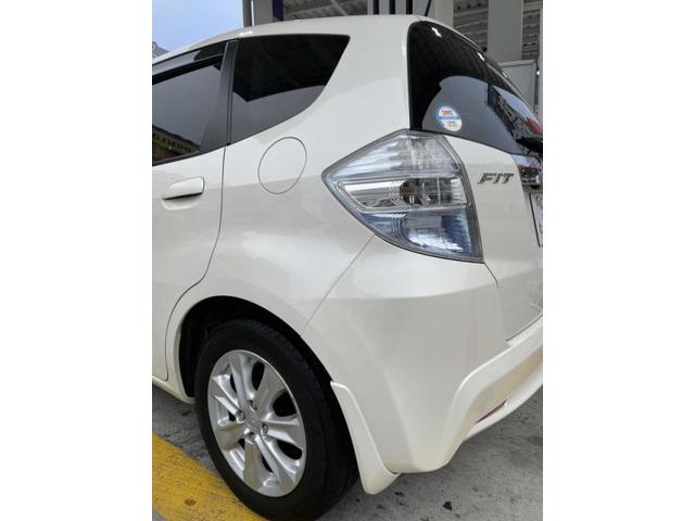 ホンダ　フィット　リヤバンパー　キズ・へこみ直し　大阪市住之江区　板金塗装