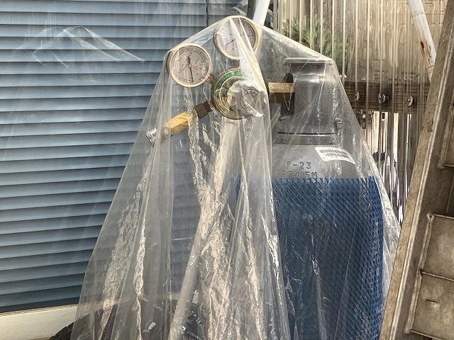 タイヤにチッソ充填も出来ます。燃費や乗り心地の向上が期待できます。