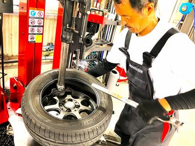 【作業例２】タイヤ組換★