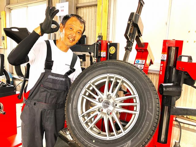 タイヤの「持込取付」もＯＫ♪
