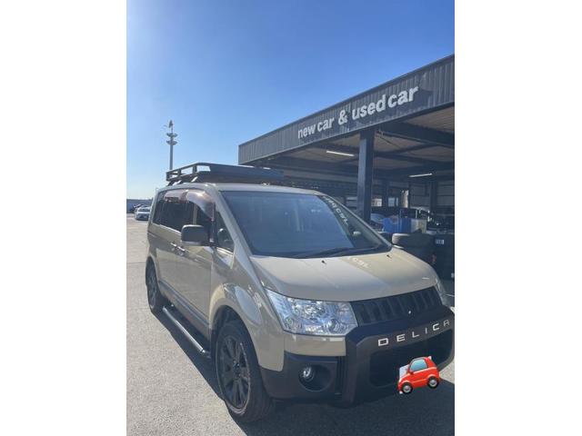 三菱 デリカD:5 ルーフキャリア・サイドステップ・バックステップ取付