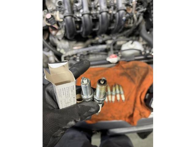 ホンダ　インサイト　プラグ交換・インジェクターパッキング交換・スロットルボディーパッキング交換