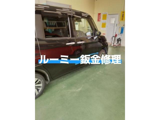 トヨタ ルーミー 右フェンダーとフロントドア キズ・へこみ直し 豊橋市 板金塗装