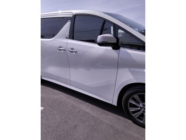 トヨタ ヴェルファイア フロントドア 小さなキズ・へこみ直し 豊橋市 板金塗装